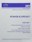 Print proceedings of the ASME 2017 Power Conference (POWER/ICOPE2017): Volume 1 - Book