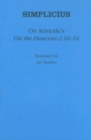 On Aristotle's "On the Heavens 2.10-14" - Book