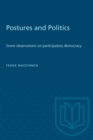 Postures and Politics : Some observations on participatory democracy - Book