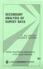 Secondary Analysis of Survey Data - Book