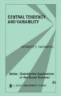 Central Tendency and Variability - Book