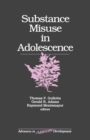 Substance Misuse in Adolescence - Book