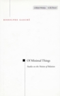 Of Minimal Things : Studies on the Notion of Relation - Book