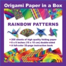 Origami Paper in a Box - Rainbow Patterns - Book