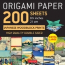 Origami Paper 200 sheets Japanese Woodblock Prints 8 1/4" : Extra Large Tuttle Origami Paper: Double Sided Origami Sheets Printed with 12 Different Prints (Instructions for 6 Projects Included) - Book