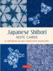 Japanese Shibori, 16 Note Cards : 16 Different Blank Cards with 17 Patterned Envelopes in a Keepsake Box! - Book