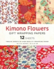 Kimono Flowers Gift Wrapping Papers - 12 sheets : 18 x 24 inch (45 x 61 cm) Wrapping Paper Sheets - Book