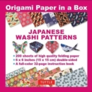 Origami Paper in a Box - Japanese Washi Patterns : 200 Sheets of Tuttle Origami Paper: 6x6 Inch Origami Paper Printed with 12 Different Patterns: 32-page Instructional Book of 10 Projects - Book