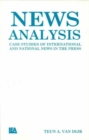 News Analysis : Case Studies of international and National News in the Press - Book