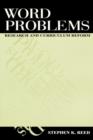 Word Problems : Research and Curriculum Reform - Book