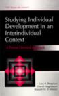 Studying individual Development in An interindividual Context : A Person-oriented Approach - Book