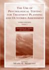 The Use of Psychological Testing for Treatment Planning and Outcomes Assessment : Volume 2: Instruments for Children and Adolescents - Book
