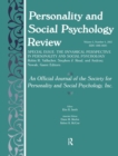 The Dynamic Perspective in Personality and Social Psychology : A Special Issue of personality and Social Psychology Review - Book