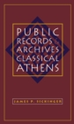 Public Records and Archives in Classical Athens - eBook