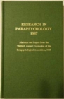 Research in Parapsychology 1987 - Book