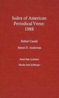 Index of American Periodical Verse 1988 - Book