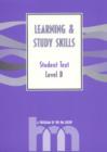 Level B: Student Text : hm Learning & Study Skills Program - Book