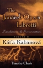 Kat'a Kabanova : Translations and Pronunciation - Book