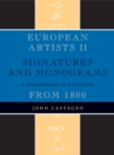 European Artists II : Signatures and Monograms - Book