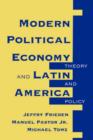 Modern Political Economy And Latin America : Theory And Policy - Book