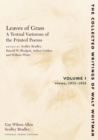Leaves of Grass, A Textual Variorum of the Printed Poems: Volume I: Poems : 1855-1856 - Book