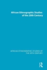 African Ethnographic Studies of the 20th Century - Book