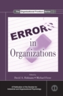 Errors in Organizations - Book