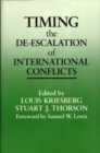 Timing the De-escalation of International Conflicts - Book