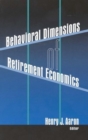 Behavioral Dimensions of Retirement Economics - eBook