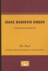 Isaac Bashevis Singer - American Writers 86 : University of Minnesota Pamphlets on American Writers - Book