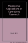 Managerial Applications of Operations Research - Book