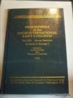 Proceedings of the Sixth International Kant Congress - Book