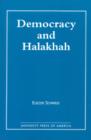 Democracy and the Halakhah - Book