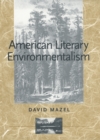 American Literary Environmentalism - Book
