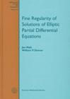 Fine Regularity of Solutions of Elliptic Partial Differential Equations - Book