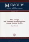 Weyl Groups and Birational Transformations among Minimal Models - Book