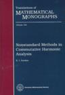 Nonstandard Methods in Commutative Harmonic Analysis - Book