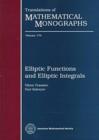 Elliptic Functions and Elliptic Integrals - Book