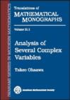 Analysis of Several Complex Variables - Book