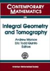 Integral Geometry and Tomography - Book