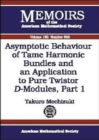 Asymptotic Behaviour of Tame Harmonic Bundles and an Application to Pure Twistor D-Modules, Part 1 - Book