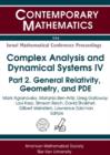 Complex Analysis and Dynamical Systems IV : Part 2. General Relativity, Geometry, and PDE - Book