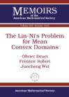 The Lin-Ni's Problem for Mean Convex Domains - Book