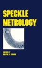 Speckle Metrology - Book