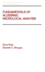 Fundamentals of Algebraic Microlocal Analysis - Book