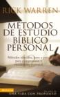 Metodos de estudio biblico personal : 12 formas de estudiar la Biblia tu solo - eBook
