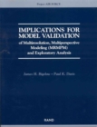 Implications for Model Validation of Multiresolution, Multiperspective Modeling (Mrmpm) and Exploratory Analysis (2003) - Book