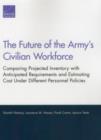 The Future of the Army's Civilian Workforce : Comparing Projected Inventory with Anticipated Requirements and Estimating Cost Under Different Personnel Policies - Book