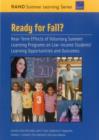 Ready for Fall? : Near-Term Effects of Voluntary Summer Learning Programs on Low-Income Students' Learning Opportunities and Outcomes - Book