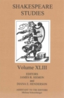 Shakespeare Studies, Volume 43 - Book